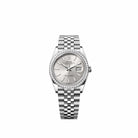 Rolex Datejust 36 126284RBR Stainless Steel Silver Dial Jubilee Diamond Bezel (2026)