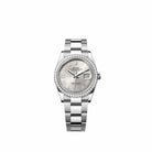 Rolex Datejust 36 126284RBR Stainless Steel Silver Diamond Roman Dial Oyster Diamond Bezel (2026)
