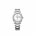 Rolex Datejust 36 126284RBR Stainless Steel White Roman Dial Oyster Diamond Bezel (2026)