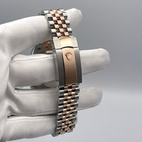 Thumbnail for Luxury Watch Rolex Datejust 36 Rose Gold & Steel Slate 'Wimbledon' Dial 126231 Wrist Aficionado