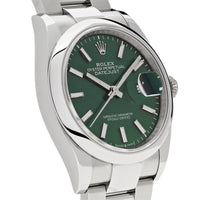 Thumbnail for Rolex Datejust 36 Stainless Steel Mint Green Dial 126200 Wrist Aficionado