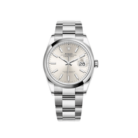 Thumbnail for Luxury Watch Rolex Datejust 36 Stainless Steel Silver Dial Oyster 126200 Wrist Aficionado