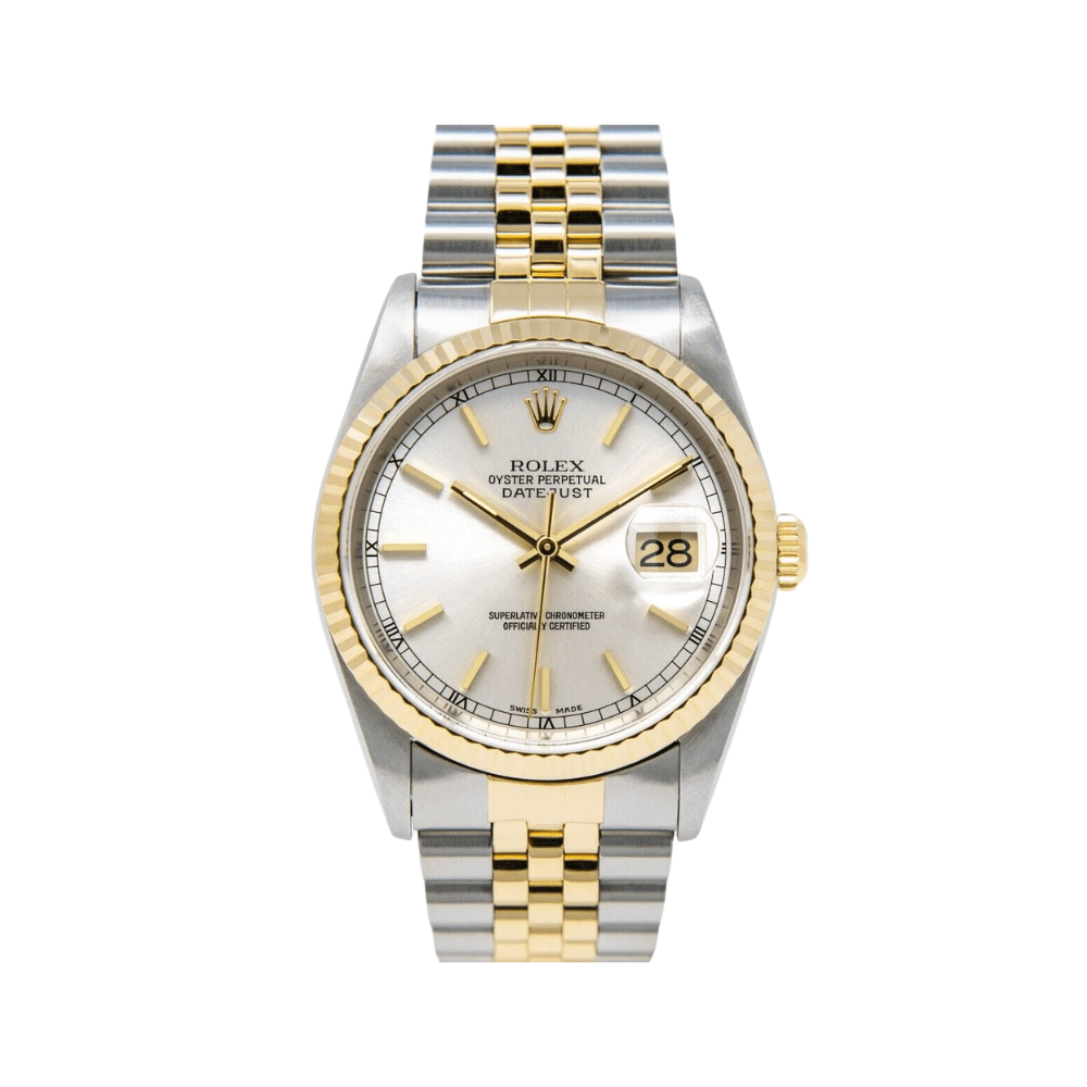 Rolex datejust hotsell gold and silver