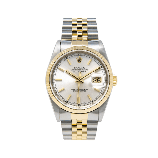 Rolex gold and silver datejust outlet