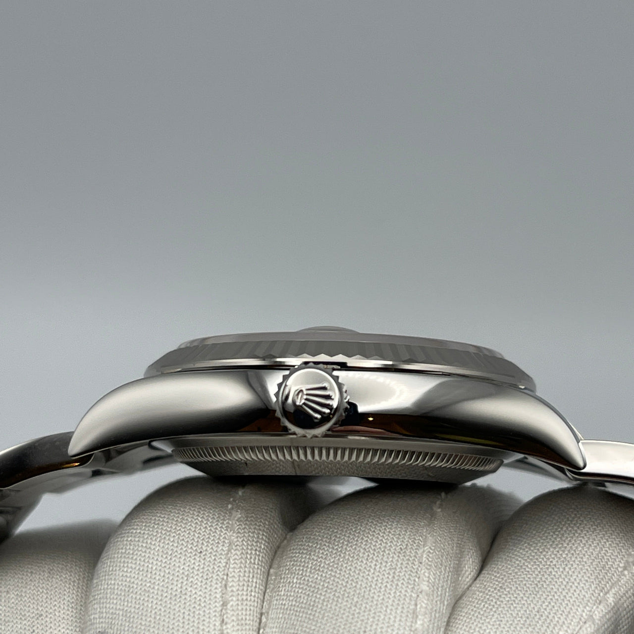 Luxury Watch Rolex Datejust 36 White Gold & Stainless Steel Blue Dial 126234 Wrist Aficionado