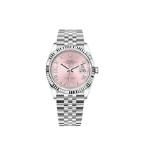 Thumbnail for Luxury Watch Rolex Datejust 36 White Gold & Stainless Steel Pink Dial 126234 Wrist Aficionado