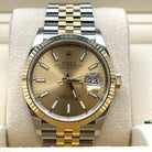 Rolex Datejust 36 Yellow Gold & Steel Champagne Dial Jubilee 126233 Wrist Aficionado