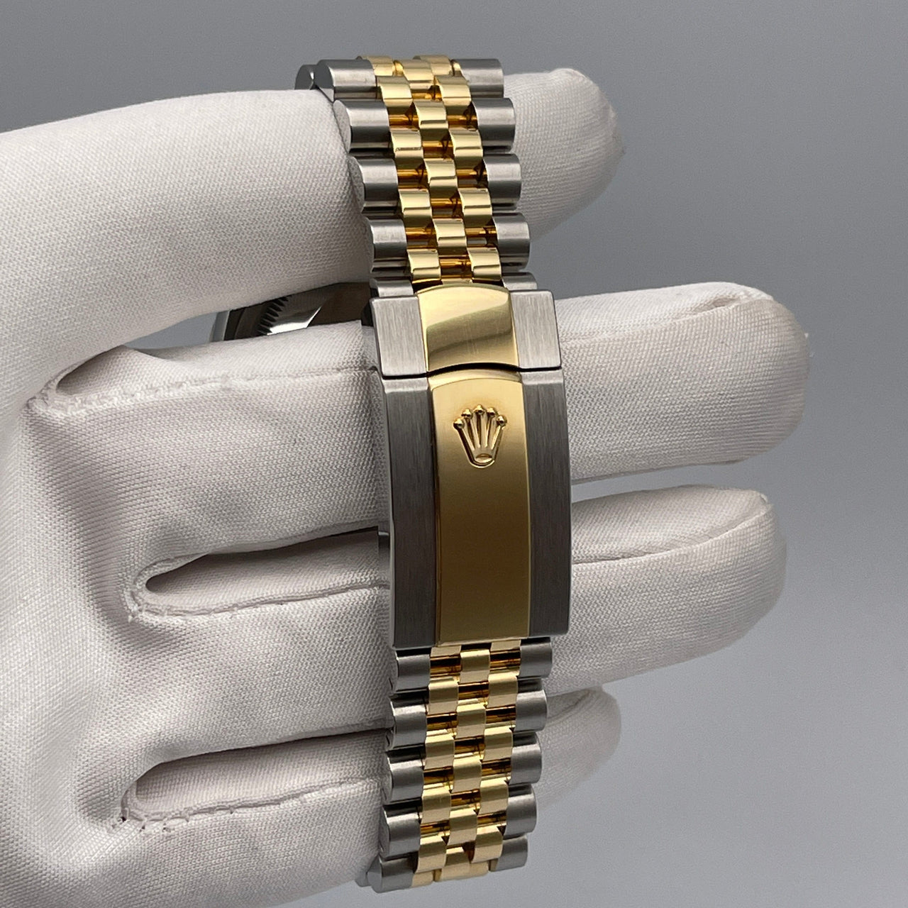 Rolex Datejust 36 Yellow Gold & Steel Champagne Dial Jubilee 126233 Wrist Aficionado