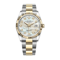 Rolex Datejust 126233 Stainless Steel Yellow Gold Mother of Pearl