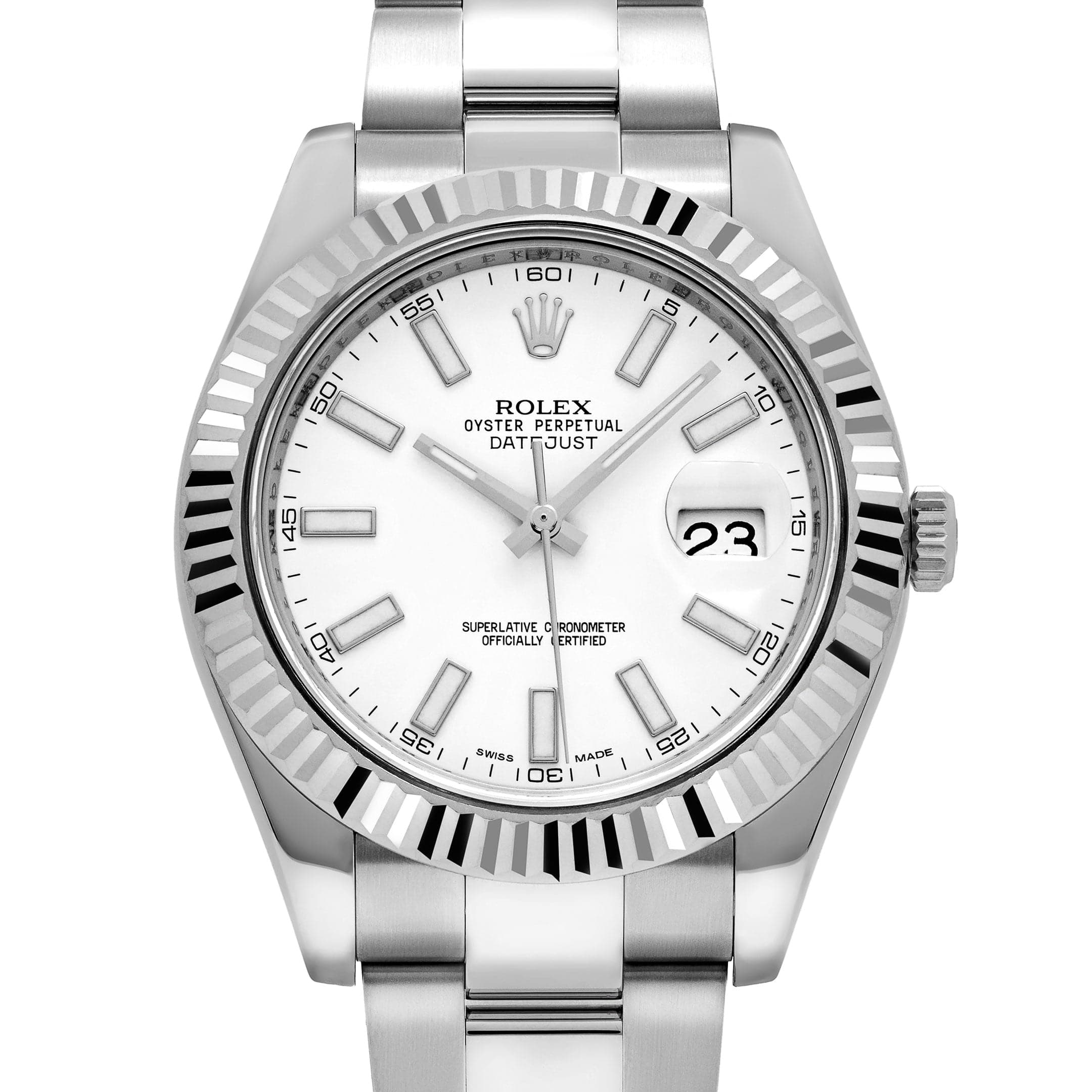 Rolex Datejust 41 116334 Stainless Steel White Dial Oyster (2024)