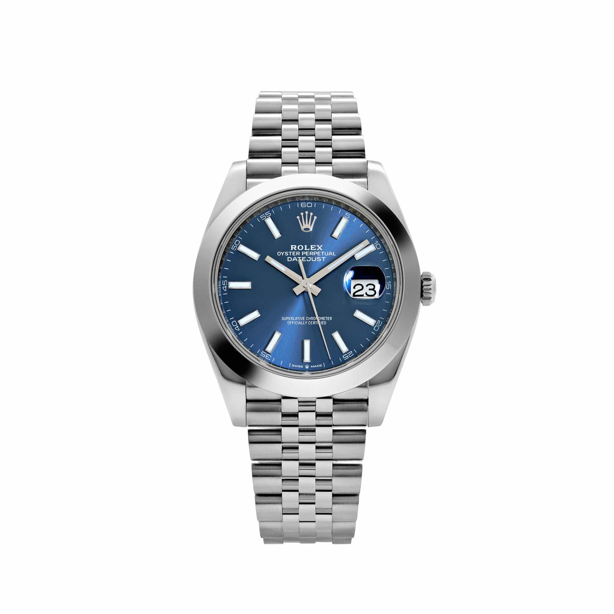 Rolex Datejust 41 126300 Stainless Steel Blue Dial Jubilee (2025)