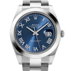 Rolex Datejust 41 126300 Stainless Steel Blue Roman Dial Oyster (2024)
