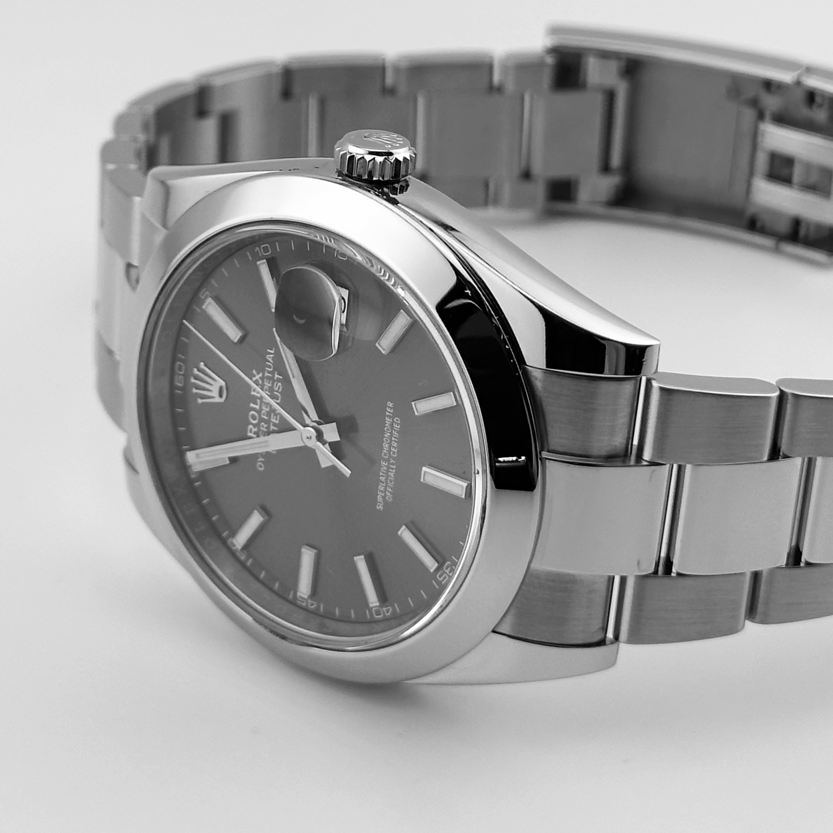 Rolex Datejust 41 126300 Stainless Steel Slate Dial Oyster (2019)