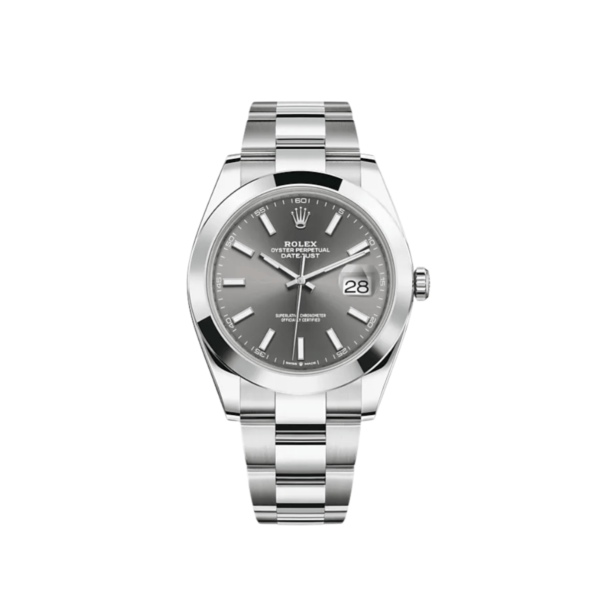 Rolex Datejust 41 126300 Stainless Steel Slate Dial Oyster (2019)