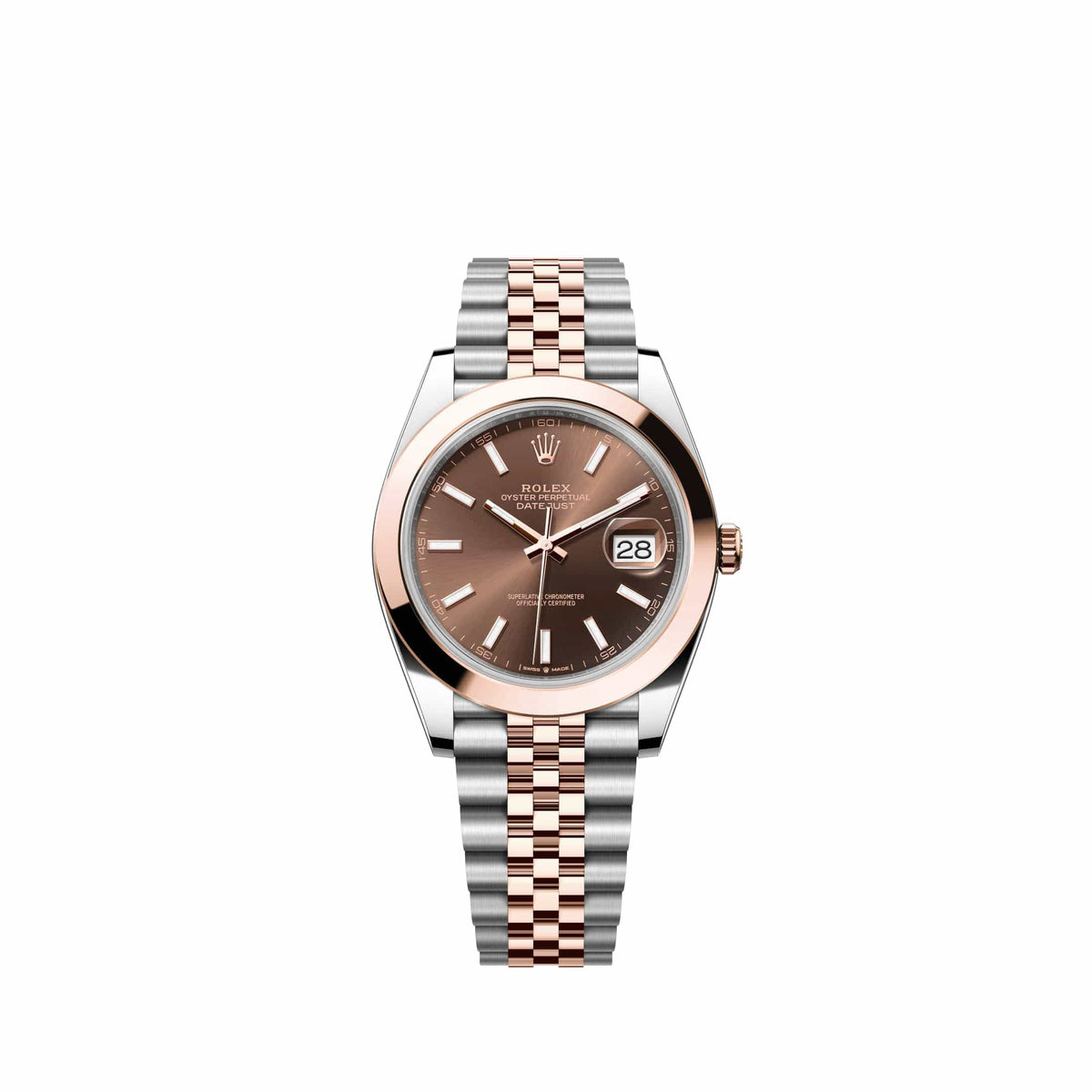 Rolex Datejust 41 126301 Rose Gold Stainless Steel Chocolate Dial Jubilee (2026)