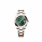 Rolex Datejust 41 126301 Rose Gold Stainless Steel Mint Green Roman Dial Oyster (2026)