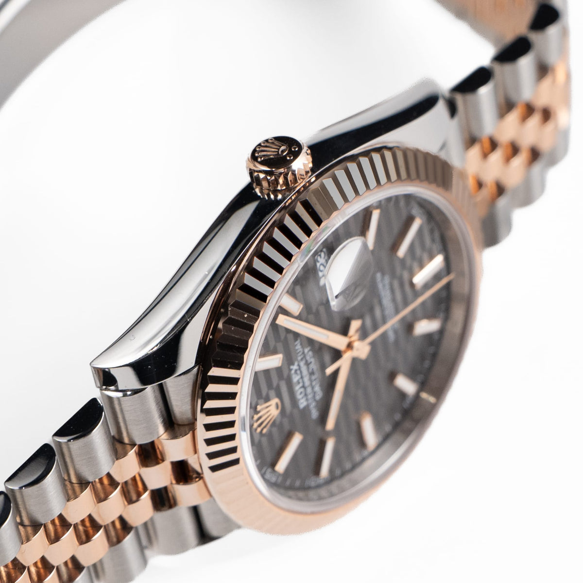 Rolex Datejust 41 126331 Rose Gold Stainless Steel Grey Motif Dial Jubilee (2023)