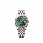 Rolex Datejust 41 126331 Rose Gold Stainless Steel Mint Green Roman Dial Jubilee (2026)