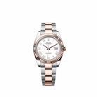 Rolex Datejust 41 126331 Rose Gold Stainless Steel White Roman Dial Oyster (2026)