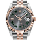 Rolex Datejust 41 126331 Rose Gold Stainless Steel Wimbledon Dial Jubilee (2024)