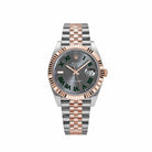 Rolex Datejust 41 126331 Rose Gold Stainless Steel Wimbledon Dial Jubilee (2024)