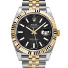 Rolex Datejust 41 126333 Stainless Steel Yellow Gold Black Dial Jubilee (2019)