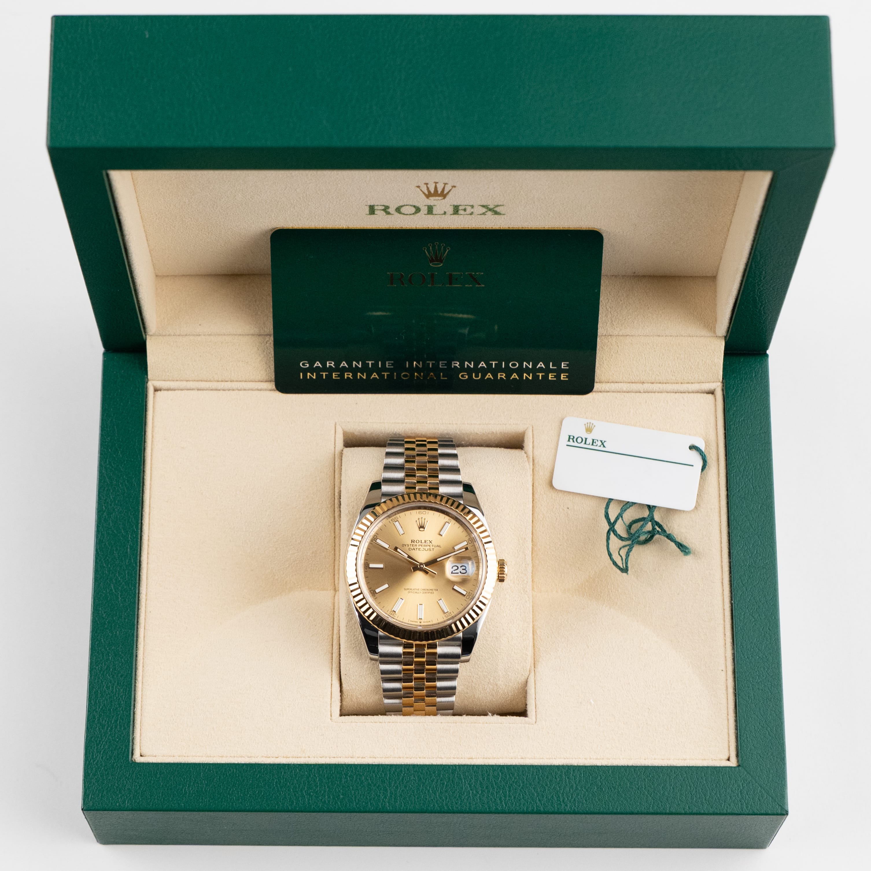 Rolex Datejust 41 126333 Stainless Steel Yellow Gold Champagne