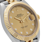 Rolex Datejust 41 126333 Yellow Gold Stainless Steel Champagne Diamond Dial Jubilee (2025)