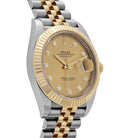 Rolex Datejust 41 126333 Yellow Gold Stainless Steel Champagne Diamond Dial Jubilee (2025)