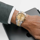 Rolex Datejust 41 126333 Yellow Gold Stainless Steel Champagne Diamond Dial Jubilee (2025)