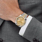 Rolex Datejust 41 126333 Yellow Gold Stainless Steel Champagne Diamond Dial Jubilee (2025)