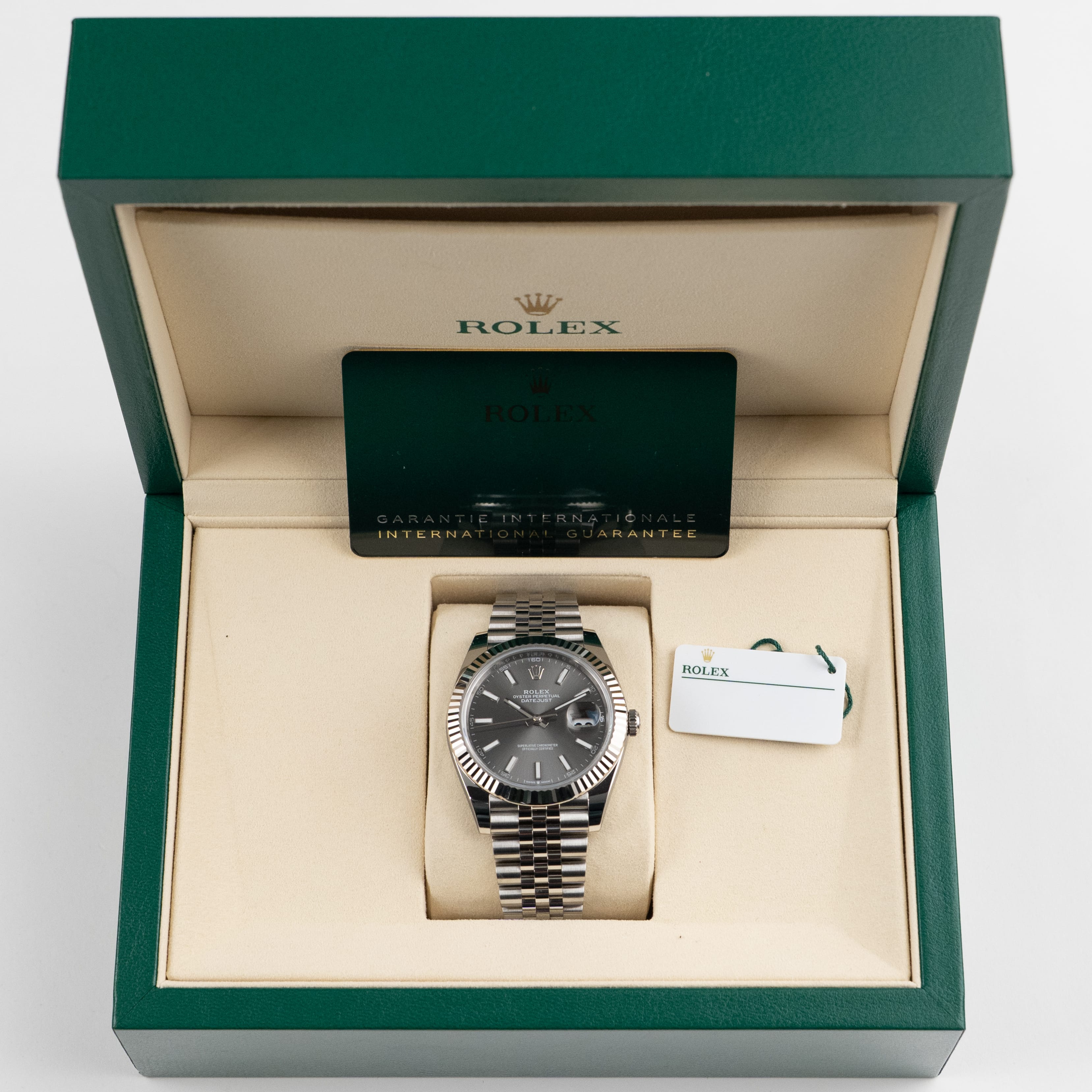 Rolex Datejust 41 126334 Stainless Steel Slate Dial Jubilee (2025