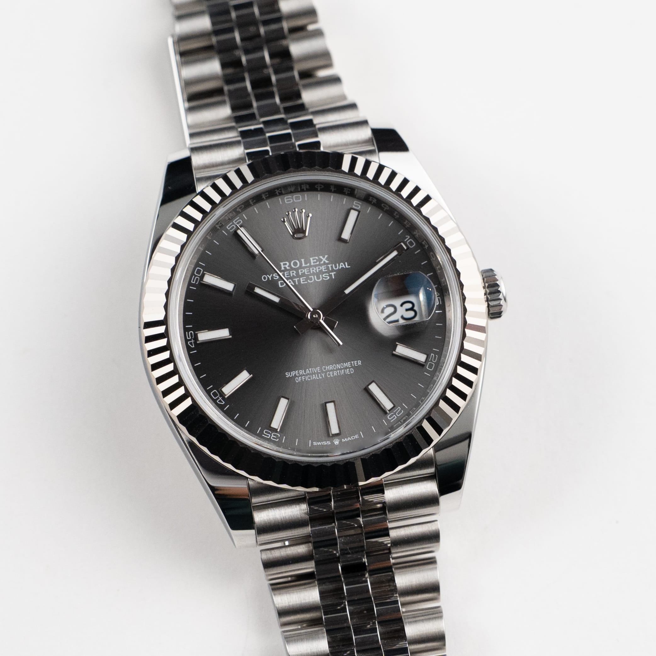 Rolex Datejust 41 126334 Stainless Steel Slate Dial Jubilee (2025)
