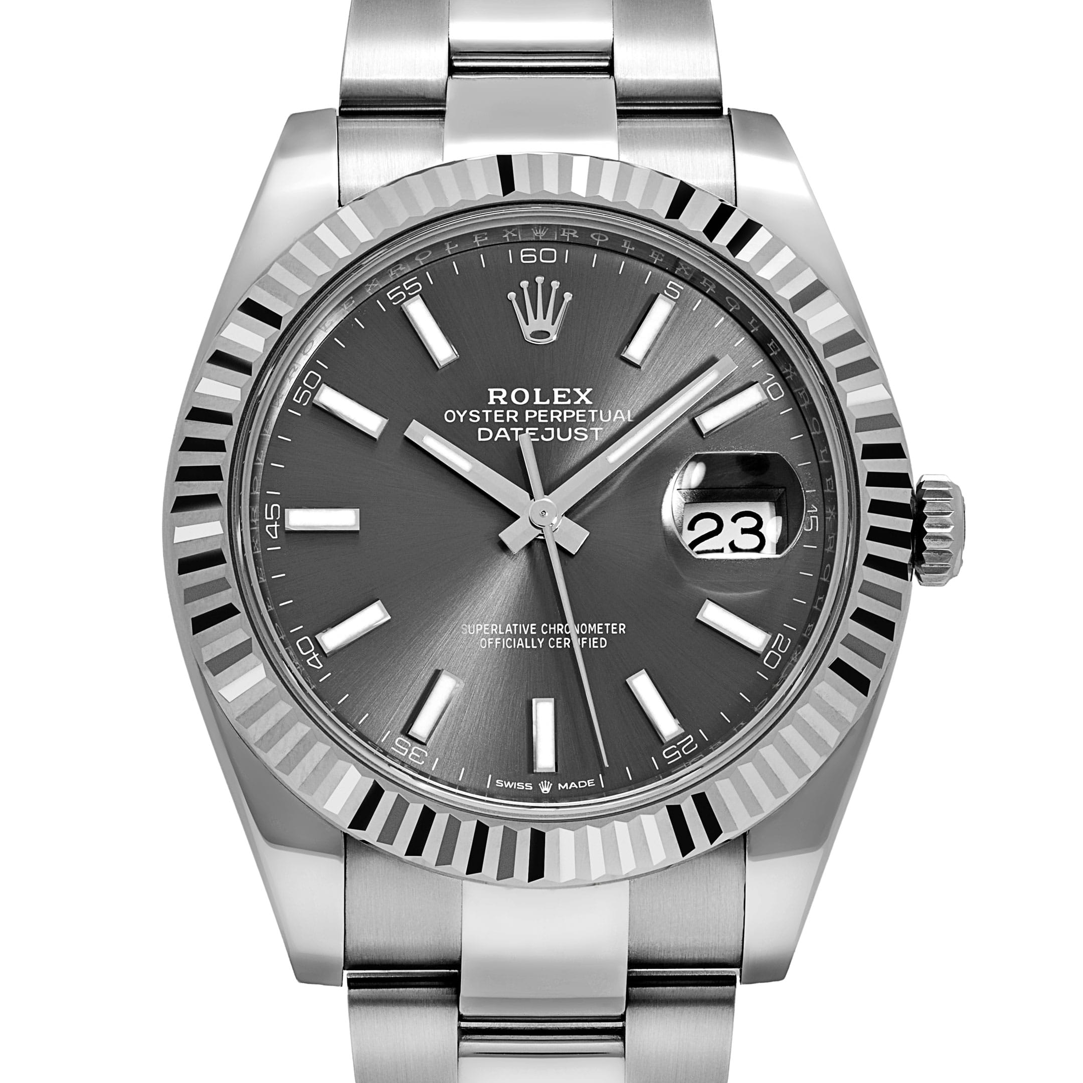Rolex Datejust 41 126334 Stainless Steel Slate Dial Oyster (2025)