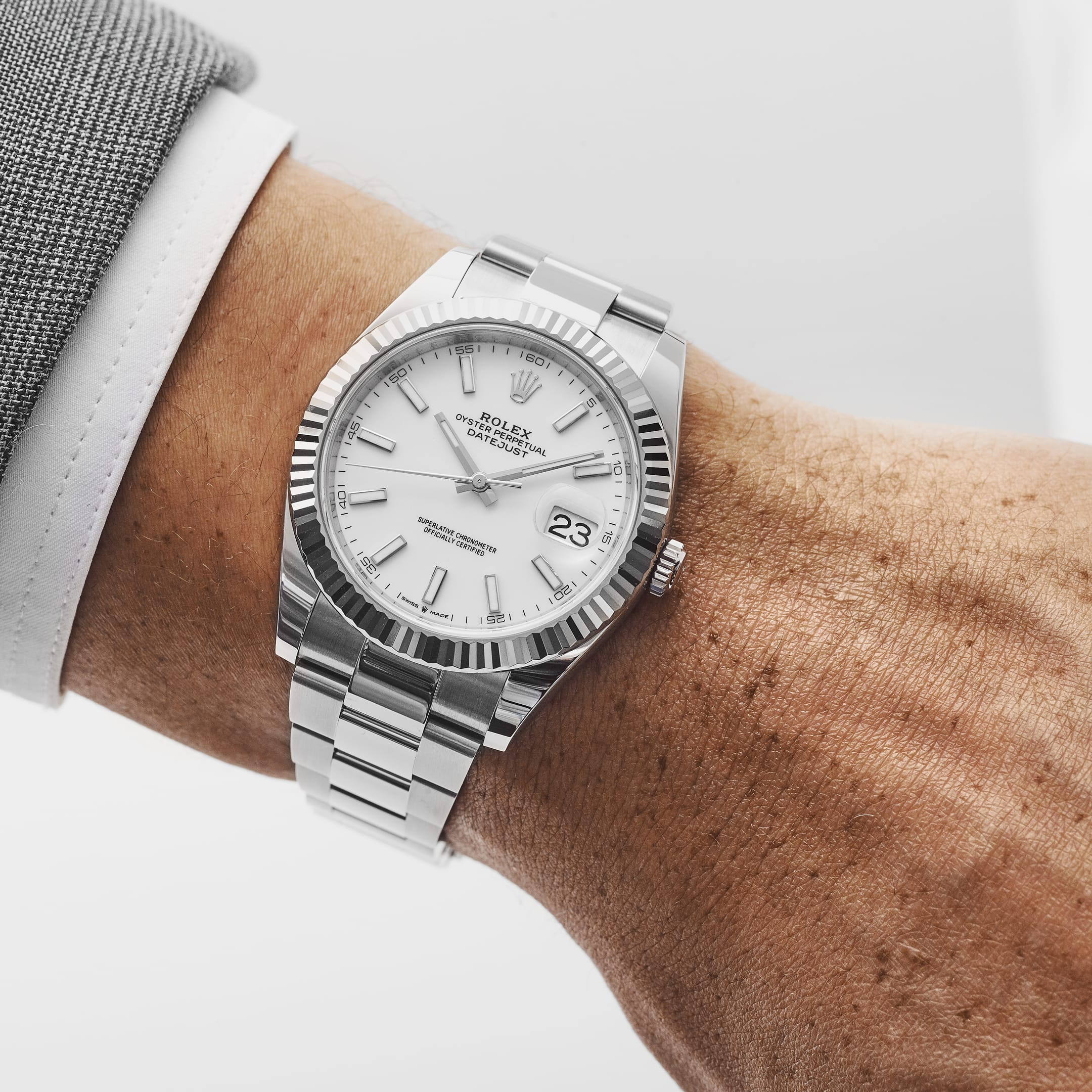 Rolex Datejust 41 126334 Stainless Steel White Dial Oyster (2025