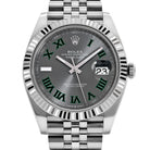 Rolex Datejust 41 126334 'Wimbledon' Stainless Steel Slate Dial Jubilee (2025)