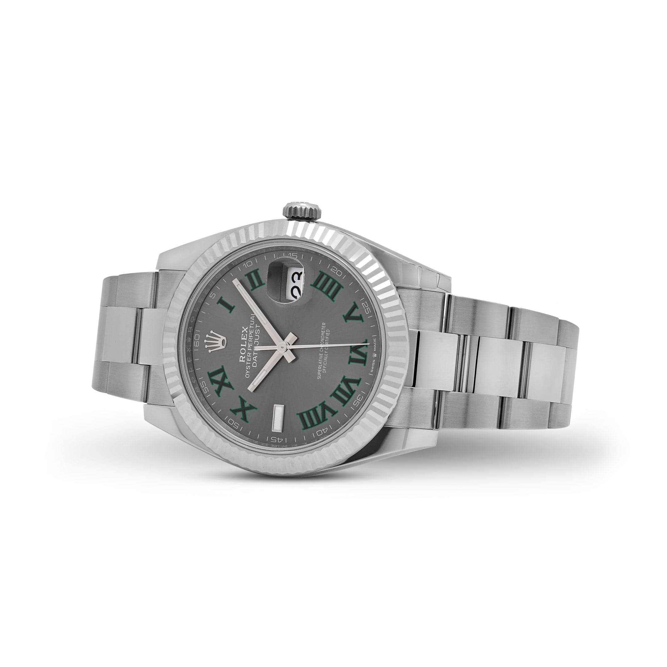 Rolex Datejust 41 126334 'Wimbledon' Stainless Steel Slate Dial Oyster (2025)