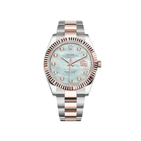 Thumbnail for Luxury Watch Rolex Datejust 41 Rose Gold & Stainless Steel MOP Diamond Dial 126331 Wrist Aficionado