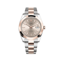 Thumbnail for Luxury Watch Rolex Datejust 41 Rose Gold & Stainless Steel Sundust Dial 126301 Wrist Aficionado