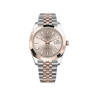 Luxury Watch Rolex Datejust 41 Rose Gold & Stainless Steel Sundust Dial Jubilee 126301 Wrist Aficionado