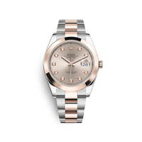 Thumbnail for Luxury Watch Rolex Datejust 41 Rose Gold & Stainless Steel Sundust Diamond Dial 126301 Wrist Aficionado