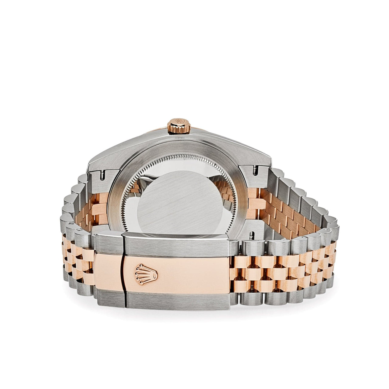 Luxury Watch Rolex Datejust 41 Rose Gold & Steel Wimbledon Dial Jubilee 126331 Wrist Aficionado