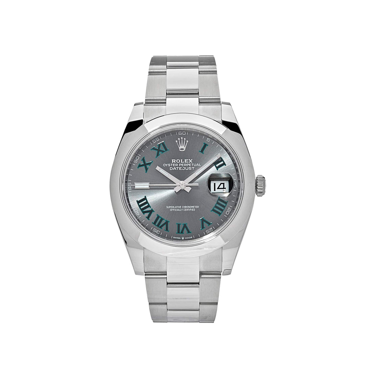 Rolex Datejust 41 126300 'Wimbledon' Stainless Steel Slate Dial Oyster (2024)