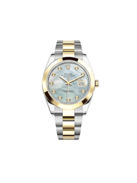 Thumbnail for Luxury Watch Rolex Datejust 41 Yellow Gold & Stainless Steel MOP Diamond Dial 126303 Wrist Aficionado