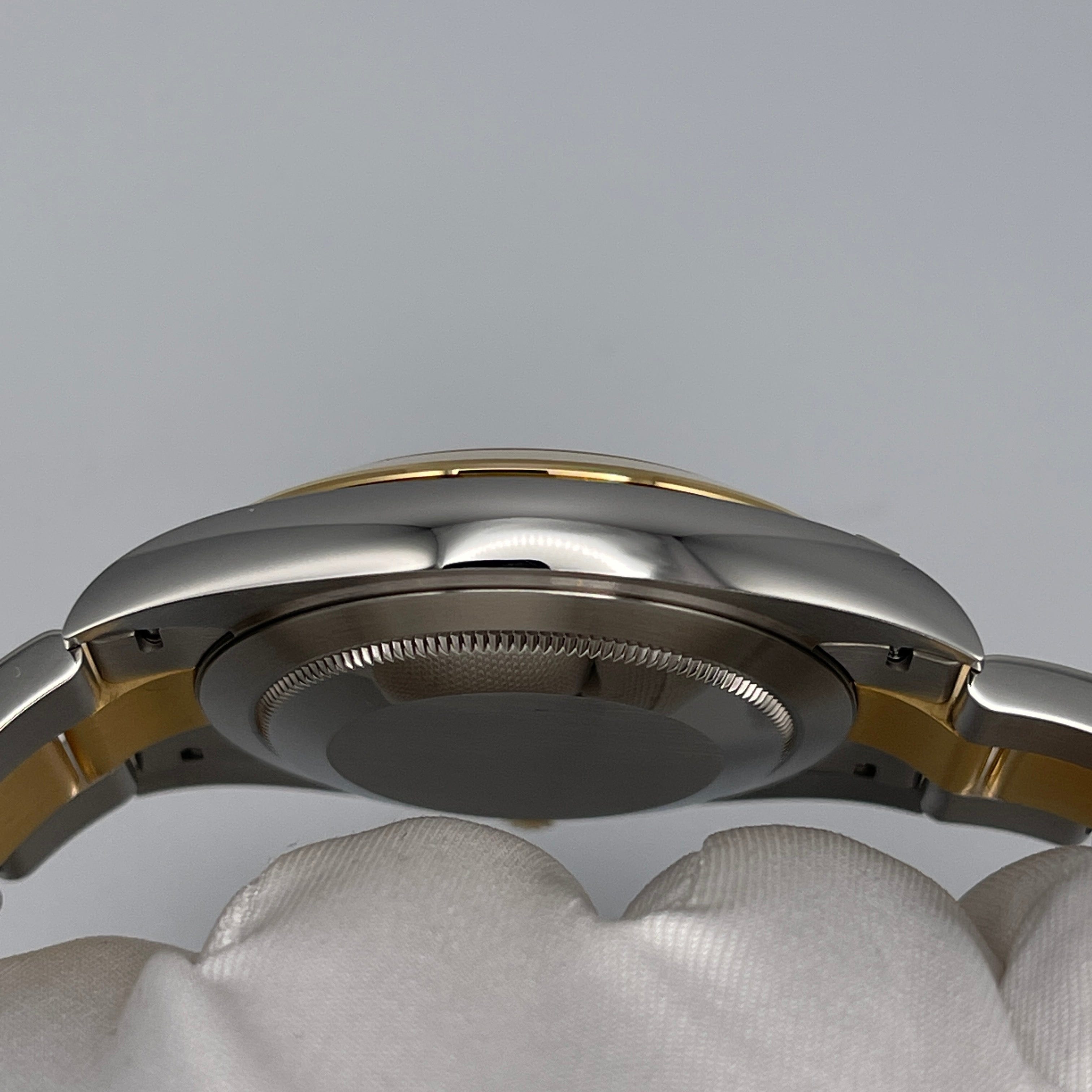 Luxury Watch Rolex Datejust 41 Yellow Gold & Stainless Steel Silver Dial 126303 Wrist Aficionado