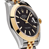 Thumbnail for Luxury Watch Rolex Datejust 41 Yellow Gold & Steel Black Dial Jubilee 126303 (2022) Wrist Aficionado