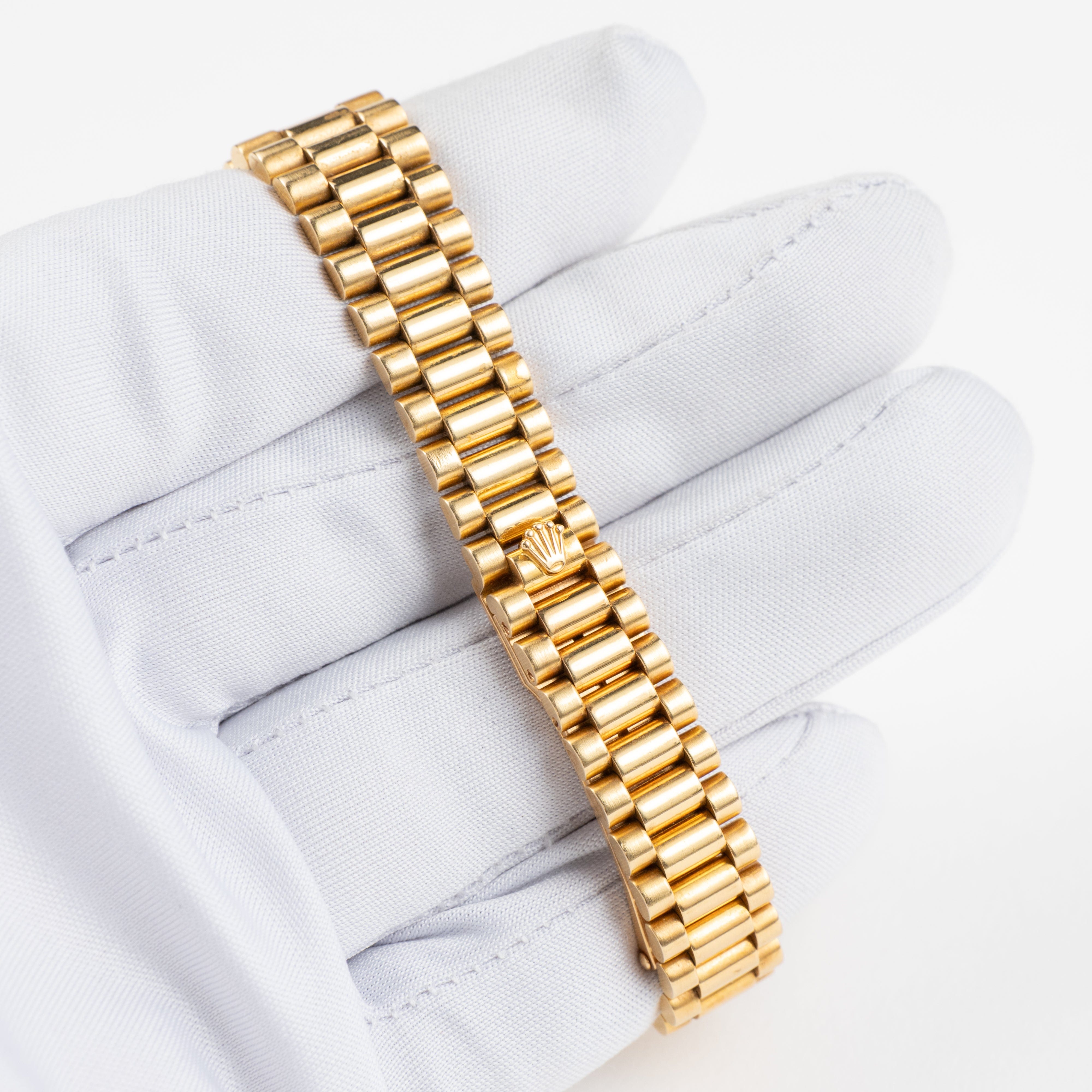 Rolex Datejust 79068 'Ladies' Yellow Gold Diamond Ruby Dial and
