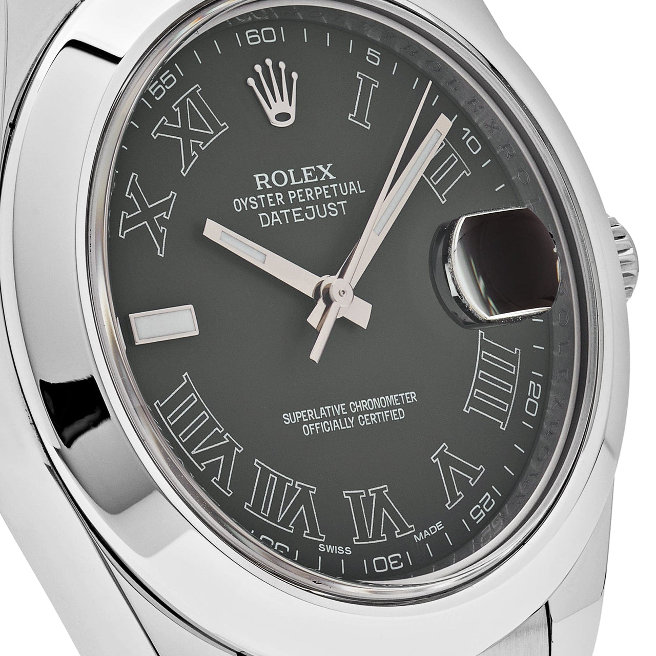 Datejust 2 grey outlet dial