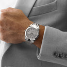 Rolex Datejust II 116300 Stainless Steel Stainless Steel Rhodium Arabic Dial Smooth Bezel Oyster (2016)