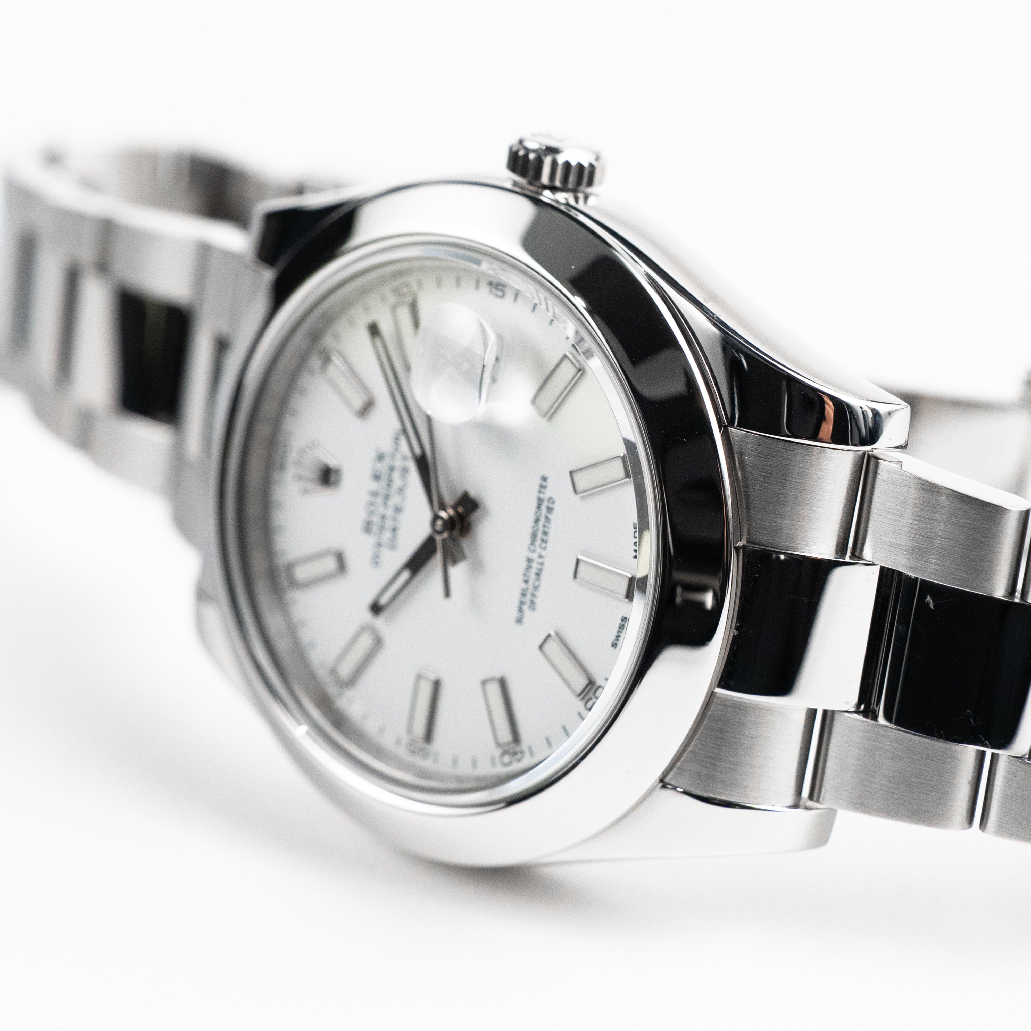 Rolex Datejust II 116300 Stainless Steel White Dial Oyster (2017)